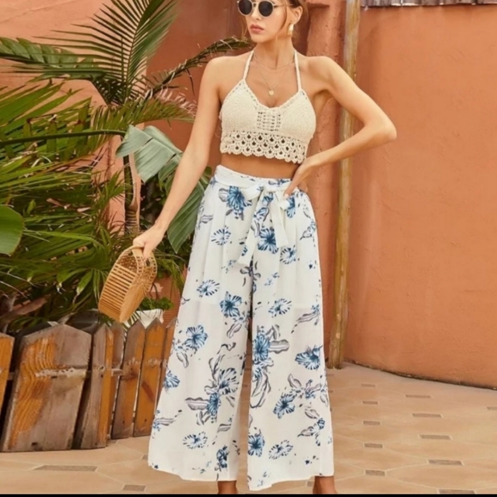 62920 Handmade Crochet Halter Top - Picture 5 of 8